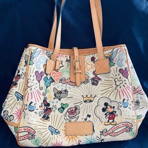 DOONEY AND BOURKE DISNEY SKETCH PURSE